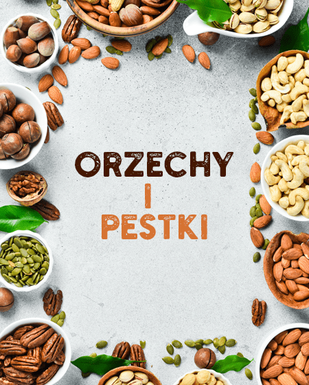 orzechy pestki ziarna