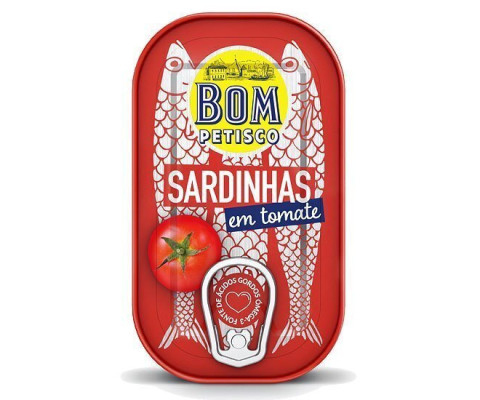 Sardynki portugalskie w sosie pomidorowym 120g