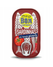 Sardynki portugalskie w pikantnych pomidorach puszka 120 g