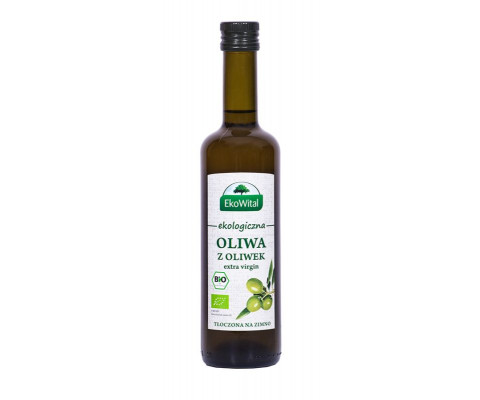 BIO OLIWA z oliwek extra virgin 0,5L CRUDOLIO/EKOWITAL