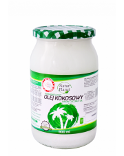 Olej kokosowy nierafinowany tłoczony na zimno 900ml NATUR PLANET 