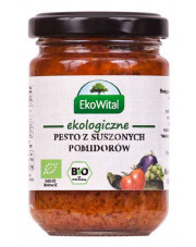 BIO PESTO Z POMIDORÓW SUSZONYCH NA SŁOŃCU140 g EKOWITAL