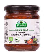 BIO POMIDORY SUSZONE NA SŁOŃCU W OLEJU 180g EKOWITAL