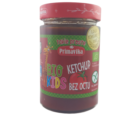 BIO KETCHUP DLA DZIECI BEZ CUKRU 315g