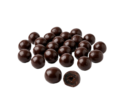 Śliwki kandyzowane w czekoladzie deserowej