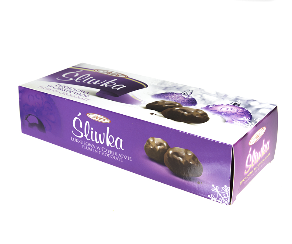 Jedna śliwka W Czekoladzie Waży 0 02 Kg Śliwki w czekoladzie deserowej premium 0,2 kg | Owoce suszone w
