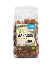 BIO Makaron pełnoziarnisty z PŁASKURKI JEŻYKI 250g