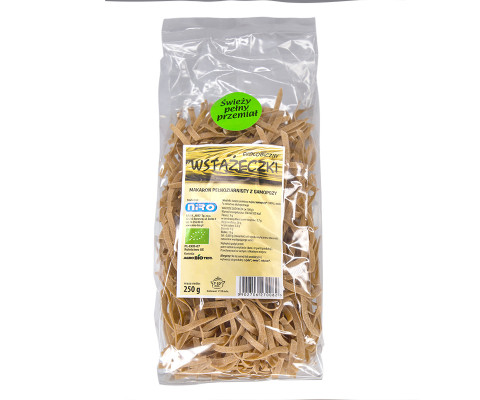 BIO Makaron pełnoziarnisty z SAMOPSZY WSTĄŻECZKI 250g