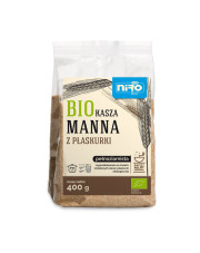 BIO kasza manna pełnoziarnista z PŁASKURKI 400g