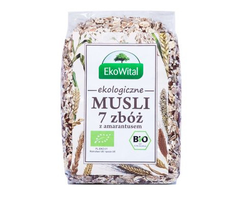 BIO MUSLI Z 7 ZBÓŻ Z AMARANTUSEM 300g