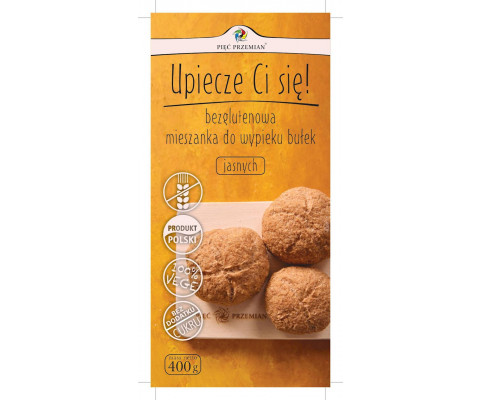 Bułki bezglutenowe 400g zrób sam JASNE