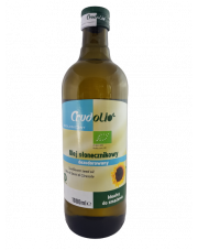 BIO olej słonecznikowy do smażenia 1 l CRUDOLIO/EKOWITAL