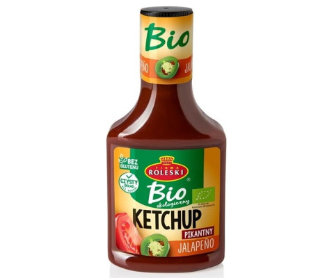 BIO ketchup bezglutenowy jalapeno 340 g