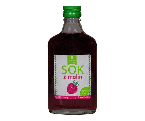Sok z malin 200ml bez dodatków cukru i konserwantów