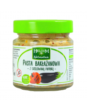 Pasta bakłażanowa bezglutenowa z grillowaną papryką 190G