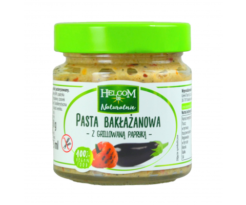 Pasta bakłażanowa bezglutenowa z grillowaną papryką 190G