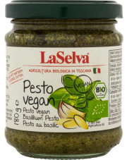 BIO PESTO VEGAN -BAZYLIA I PINII 180 g  LaSelva