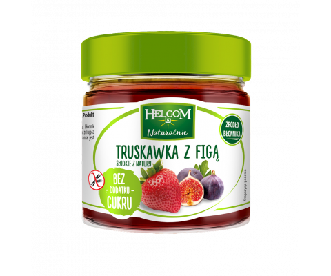 Pasta owocowa bezglutenowa - TRUSKAWKA Z FIGĄ 200g