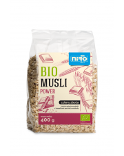 BIO Musli Power 4 zboża z gorzką czekoladą 400g (DATA: 30.05.25)