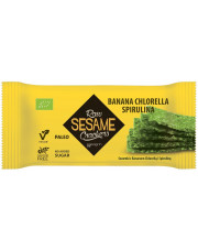 BIO sezamki z bananem i chlorellą RAW 20g