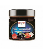 PASTA z czarnych oliwek z pomidorami i serem feta