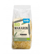 BIO biały makaron orkiszowy NITKI ZŁOCISTE 250 g  