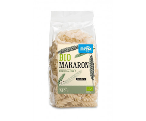 BIO biały makaron orkiszowy ŚWIDERKI 250 g  