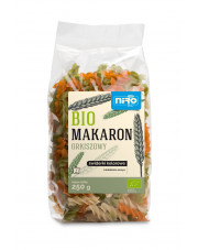 BIO biały makaron orkiszowy ŚWIDERKI KOLOROWE 250 g  