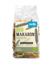 BIO biały makaron orkiszowy ŚLIMACZKI KOLOROWE 250 g  