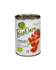 BIO pomidory krojone bez skórki 400g BIO OAZA