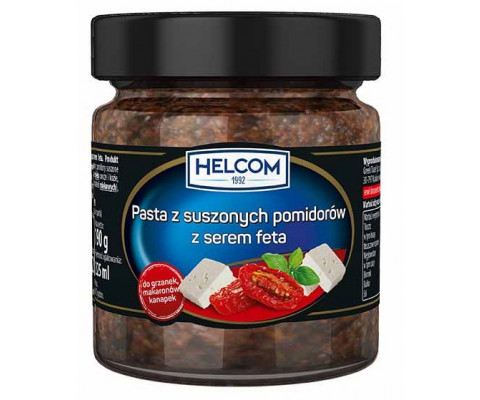 PASTA z suszonych pomidorów z serem feta Helcom 190 g