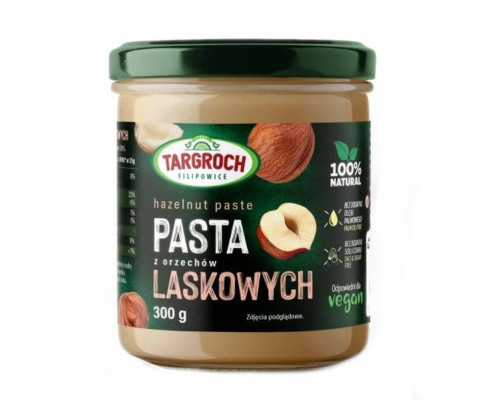 Pasta z orzechów laskowych 300g Targroch