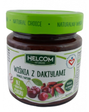 Pasta owocowa bezglutenowa - WIŚNIA Z DAKTYLAMI 200g