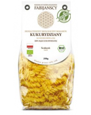 BIO Bezglutenowy makaron KUKURYDZIANY - ŚWIDERKI 250 g
