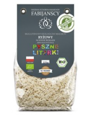 BIO Bezglutenowy makaron RYŻOWY - PYSZNE LITERKI 225 g