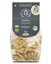 BIO Bezglutenowy makaron RYŻOWY - ŚWIDERKI 225 g