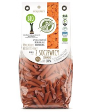BIO Bezglutenowy makaron Z SOCZEWICY CZERWONEJ - RURKA 250 g