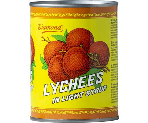 Lychee lekko słodzone 540g