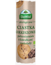 BIO Ciastka orkiszowe pełnoziarniste z kawałkami czekolady 250g