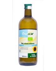 BIO Olej słonecznikowy dezodorowany CRUDOLIO 1L