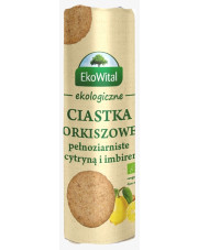 BIO Ciastka orkiszowe pełnoziarniste z cytryną i imbirem 250 g