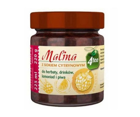 Malina z sokiem cytrynowym 220g 4TEA