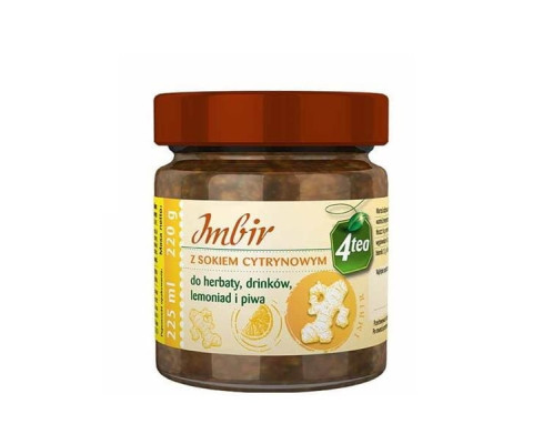 Imbir z sokiem cytrynowym 220g 4TEA