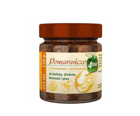 Pomarańcze z cynamonem i goździkami 220g 4TEA