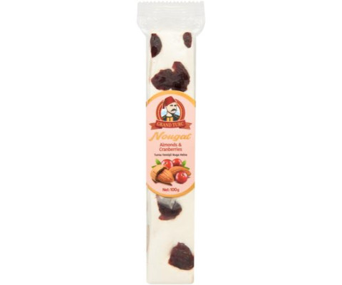 Nugat z migdałami i żurawiną 100g