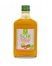 Sok kurkuma z cytryną 200 ml bez dodatków cukru i konserwantów
