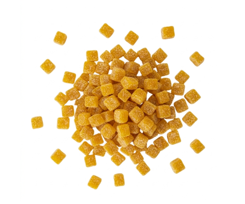 Owocowe kostki o smaku marakuji bez dodatku cukru