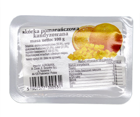 Skórka pomarańczowa 100g