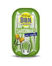 Sardynki portugalskie w oliwie z oliwek 120 g BOM PETISCO