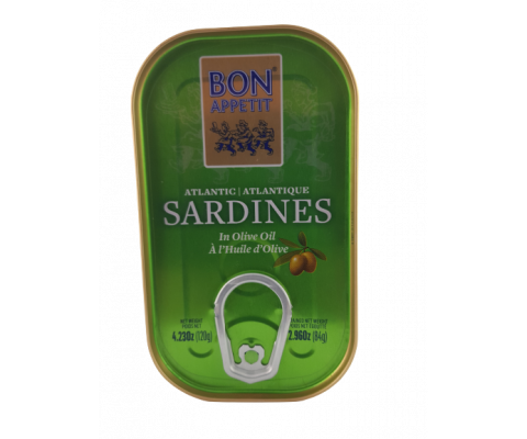 SARDYNKI PORTUGALSKIE W OLIWIE Z OLIWEK 120g